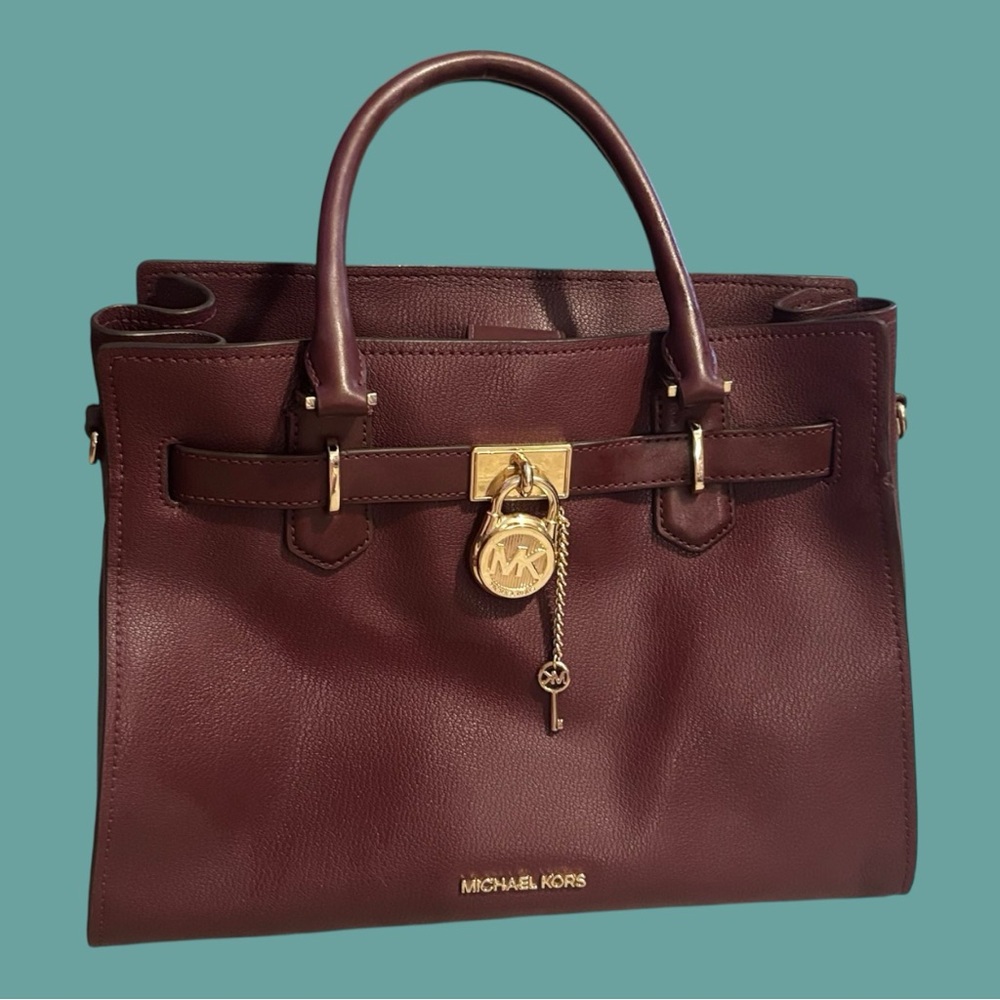 Michael Kors Deep Burgundy Satchel large